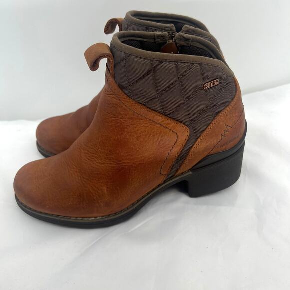MERRELL Woman's  Chateau Mid Pull Waterproof boots 6.5  Campy Western Insulated - Picture 1 of 8